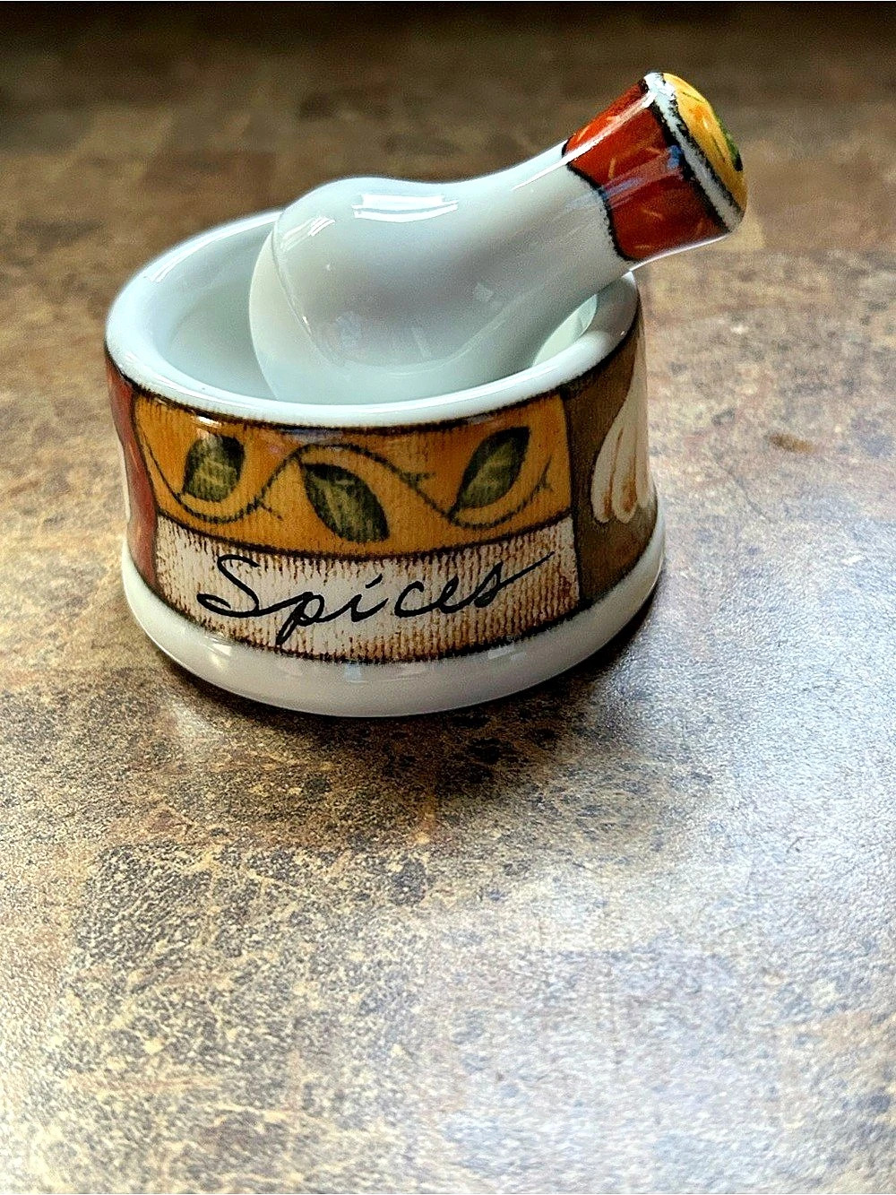 Joie Epices Mini Ceramic Mortar and Pestle Set